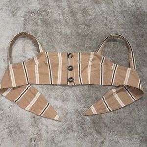 Crop top that ties in the back